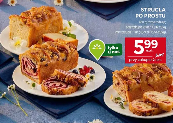 Strucla po prostu różne rodzaje promocja w Stokrotka