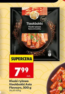 Kluski ryżowe tteokbokki Asia Flavours promocja w Biedronka