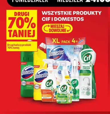 Mleczko do czyszczenia Cif promocja w Biedronka