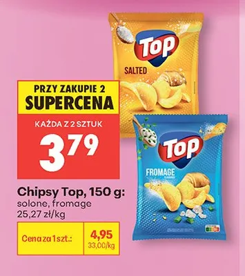 Chipsy Top fromage promocja w Biedronka