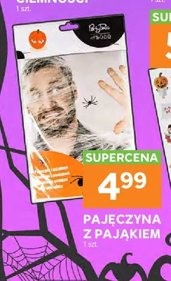 Pajęczyna z pająkiem Party Time promocja w Stokrotka