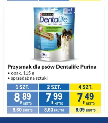 Przysmak dla psów Purina DentaLife promocja w Makro