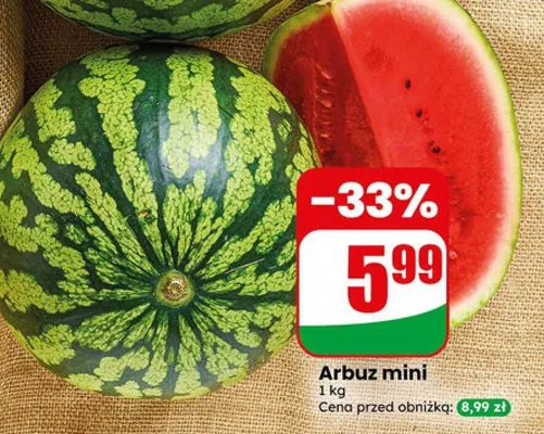 Arbuz mini promocja w Dino