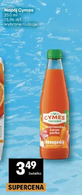 Napój Cymes marchewka banan jabłko promocja w Delikatesy Centrum