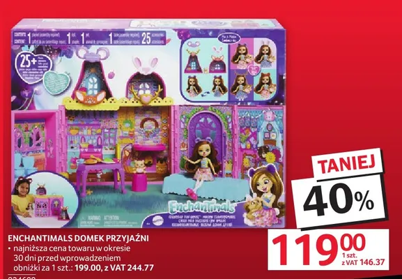 Domek Przyjaźni Enchantimals promocja w Selgros