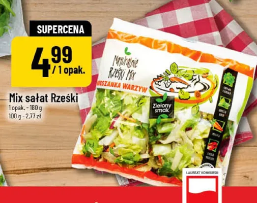 Mix sałat Rzeski promocja w POLOmarket