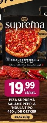 Pizza Suprema Salame Pepperoni & 'Nduja Tipo Dr. Oetker promocja w emma MARKET