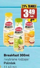 Napój owocowy Fortuna Breakfast pomarańcza promocja w API Market