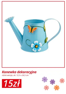 Konewka dekoracyjna promocja w KiK