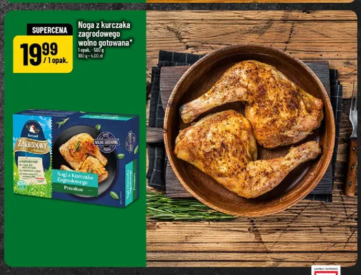 Noga z kurczaka zagrodowego wolno gotowana promocja w POLOmarket