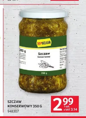 Szczaw konserwowy Topseller promocja w Selgros