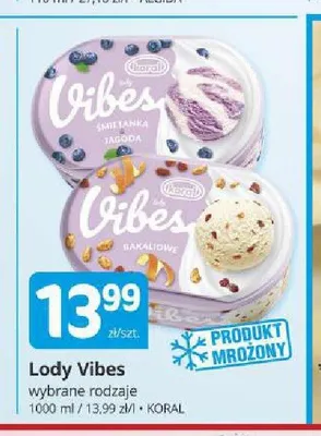 Lody Vibes bakaliowe promocja w Marketvita