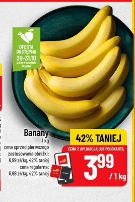 Banany promocja w POLOmarket