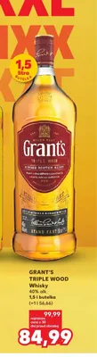 Whisky Grant's Triple Wood promocja w Kaufland