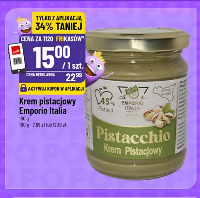 Krem pistacjowy Emporio Italia promocja w POLOmarket