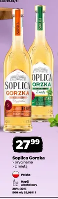 Napój alkoholowy Soplica Gorzka z miętą promocja w Netto