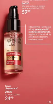 Serum do włosów Avon Advance Techniques Reconstruction promocja w AVON