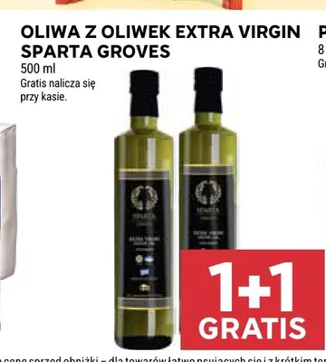 Oliwa z oliwek extra virgin Sparta Groves promocja w Stokrotka