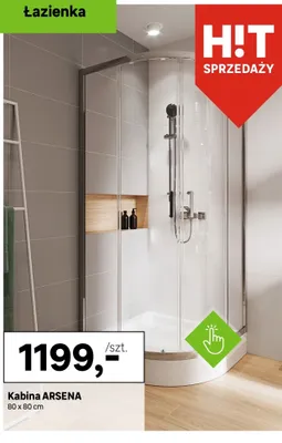 Kabina prysznicowa ARSENA promocja w Leroy Merlin
