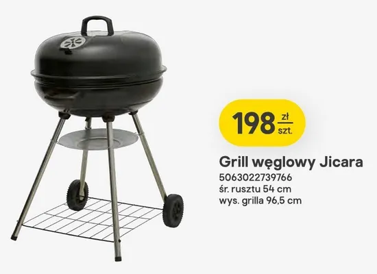 Grill węglowy Jicara promocja w Castorama