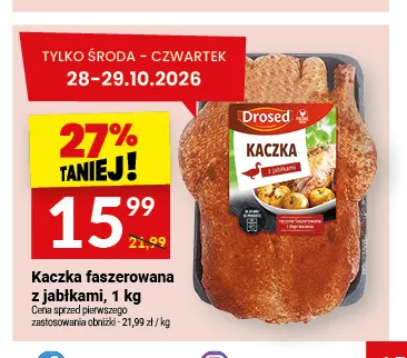Kaczka faszerowana z jabłkami Drosed promocja w Twój Market