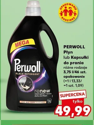 Płyn lub Kapsułki do prania PERWOLL promocja w Kaufland