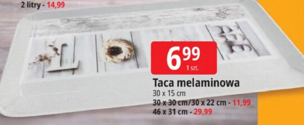 Taca melaminowa promocja w Leclerc