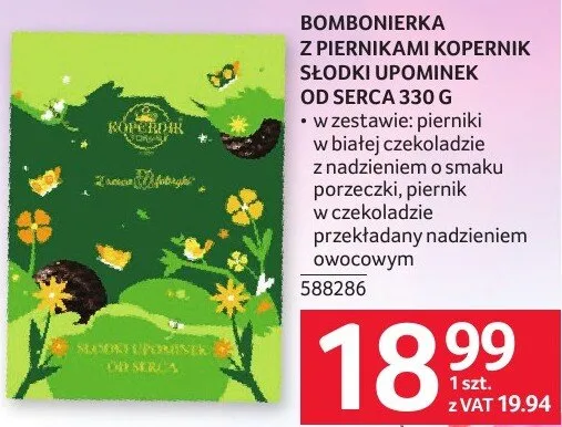 Bombonierka z piernikami Kopernik słodki upominek promocja w Selgros