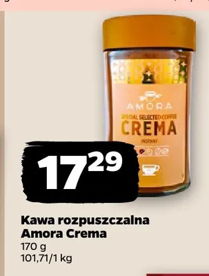 Kawa rozpuszczalna Amora Crema promocja w Netto