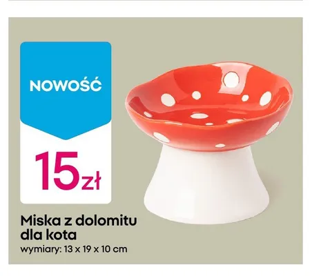 Miska z dolomitu dla kota promocja w Pepco