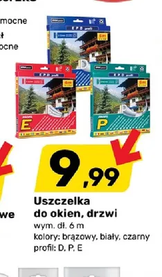 Uszczelka do okien, drzwi 6 m promocja w Bricomarche