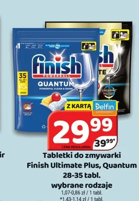 Tabletki do zmywarki Finish Powerball Quantum promocja w Delfin