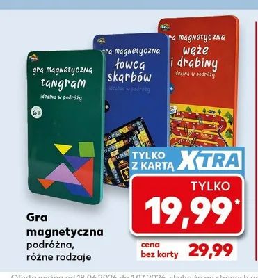 Gra magnetyczna podróżna Tangram promocja w Kaufland
