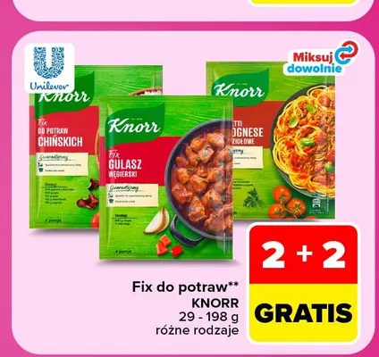 Fix do potraw chińskich Knorr promocja w Carrefour