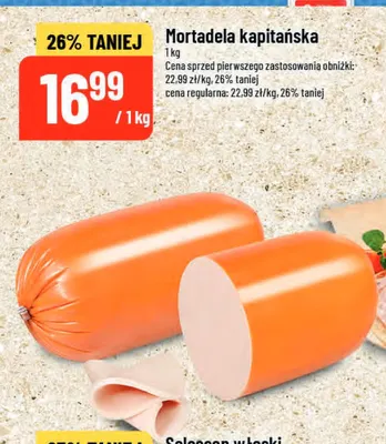 Mortadela kapitańska promocja w POLOmarket