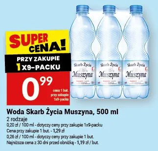 Woda Skarb Życia Muszyna promocja w Twój Market