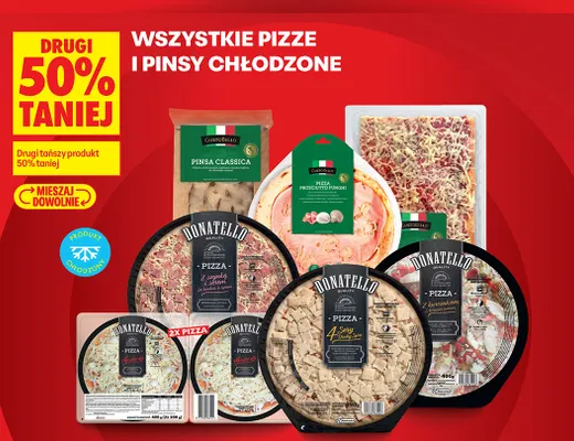 Pizza z szynką i serem Donatello promocja w Biedronka