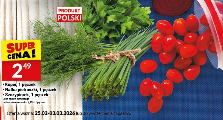 Koper, 1 pęczek promocja w Twój Market