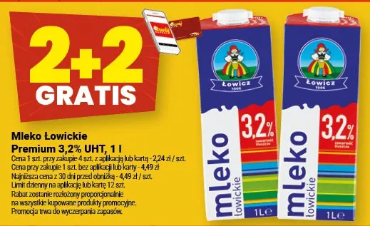 Mleko Premium 3,2% UHT promocja w Twój Market