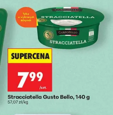 Stracciatella Gusto Bello promocja w Biedronka