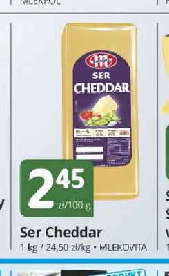Ser Cheddar Mlekovita promocja w Marketvita