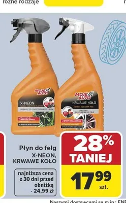 Płyn do felg promocja w Carrefour