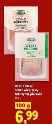 Szynka pieczona Pikok Pure promocja w Lidl