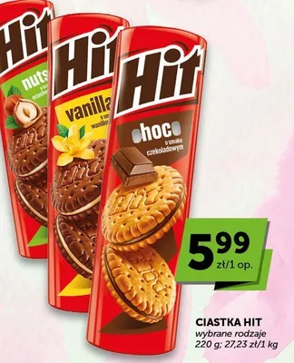 Ciastka Hit choco promocja w Euro Sklep
