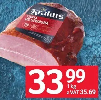 Szynka od szwagra ok. 0,75 kg promocja w Selgros