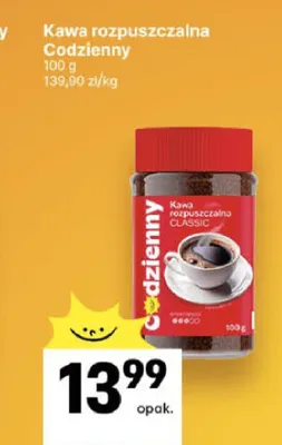 Kawa rozpuszczalna Codzienny promocja w Delikatesy Centrum
