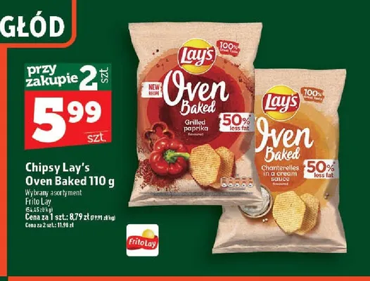 Chipsy Lay's Oven Baked promocja w TOPAZ