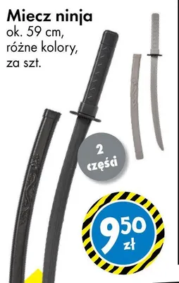 Miecz ninja promocja w Tedi