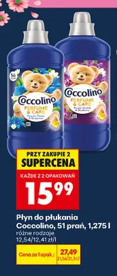 Płyn do płukania Coccolino Perfume & Care Purple Orchid & Blueberry promocja w Biedronka