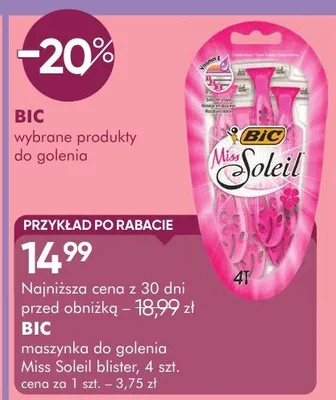 Maszynka do golenia Miss Soleil Blister promocja w Super-Pharm
